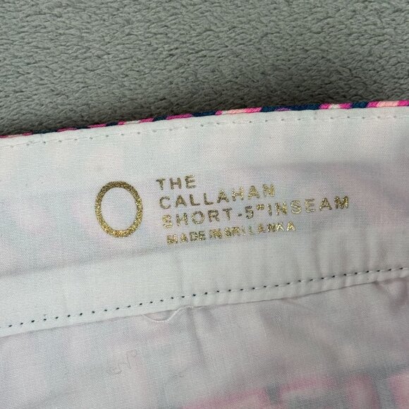LILLY PULITZER Callahan Short Womens Pink/Blue Striped Lightweight Mini Shorts - Picture 4 of 8